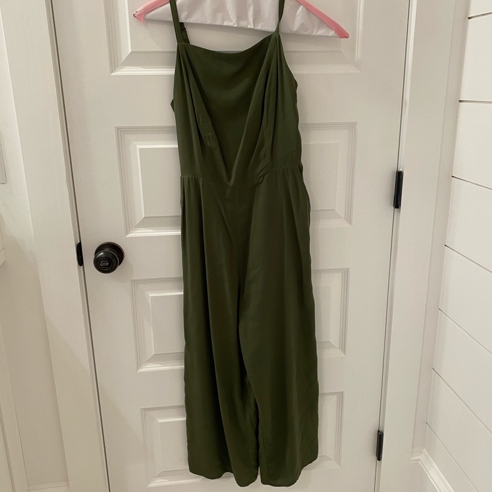 Army green jumpsuit